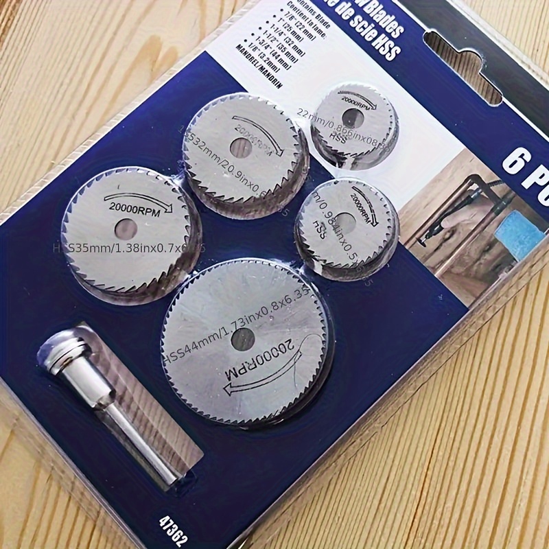 Cordless Rotary Tool Kit Accessories - Mini lame de scie circulaire, disque