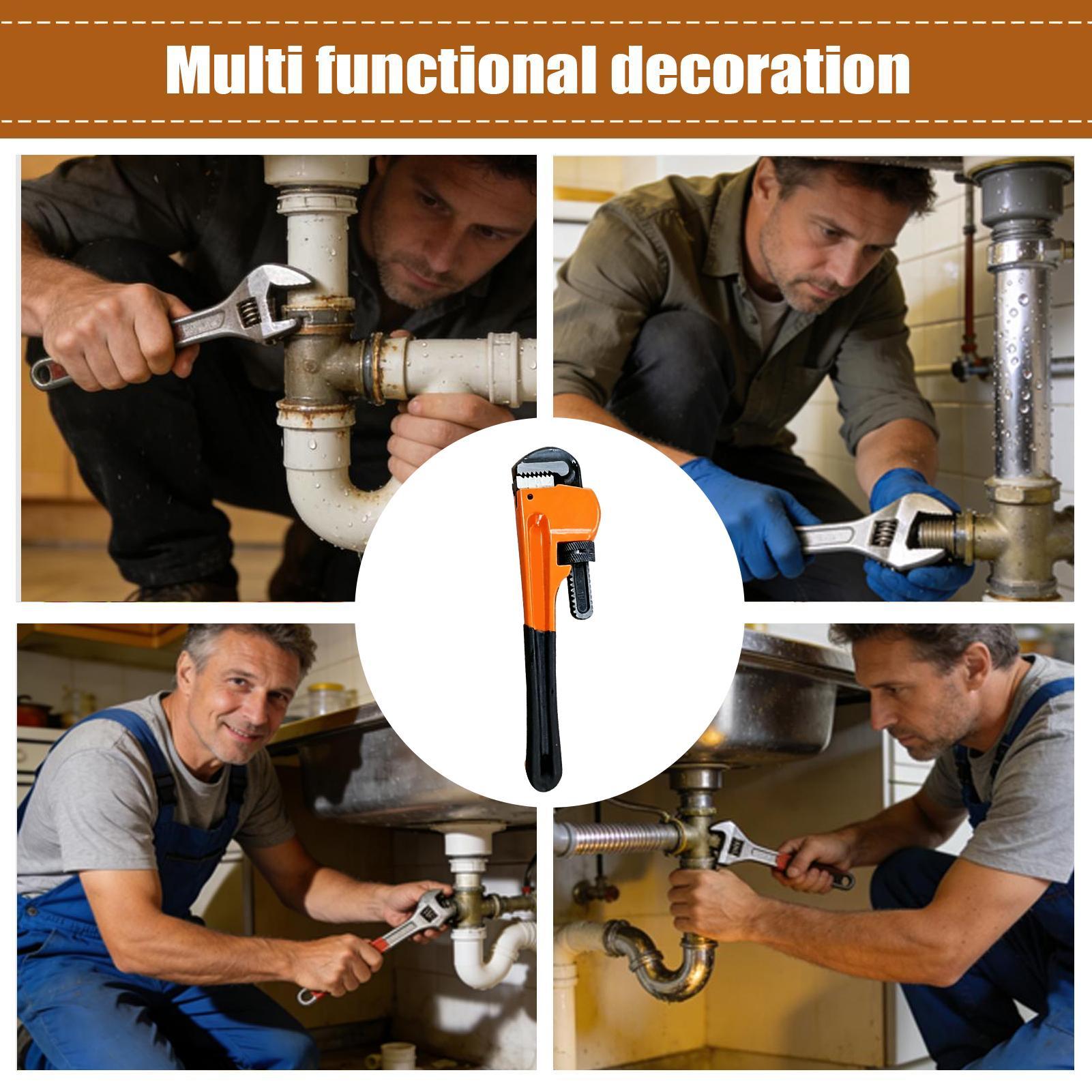 Plumbing - Clés à tuyaux réglables robustes de