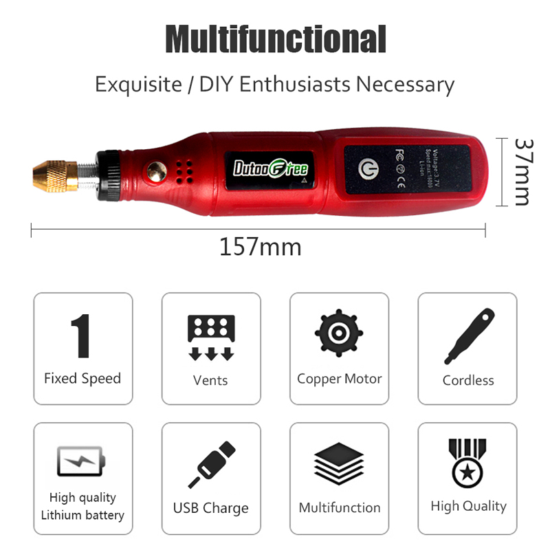 Mini perceuse sans fil USB, ki - Cordless Rotary Tool Kit Accessories avis et prix