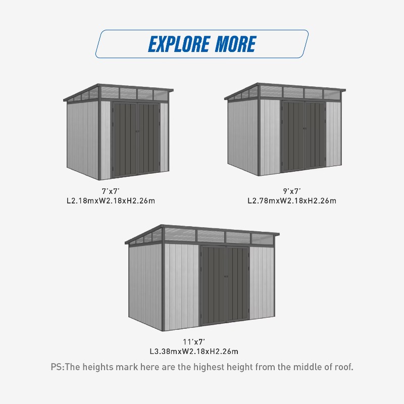 D2833 3M*3M Abri de rangement  - Garden Tools avis et prix