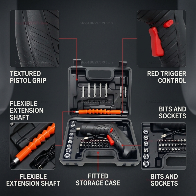 Ensemble de tournevis électriq - Electric Screwdriver Rechargeable Usb avis et prix