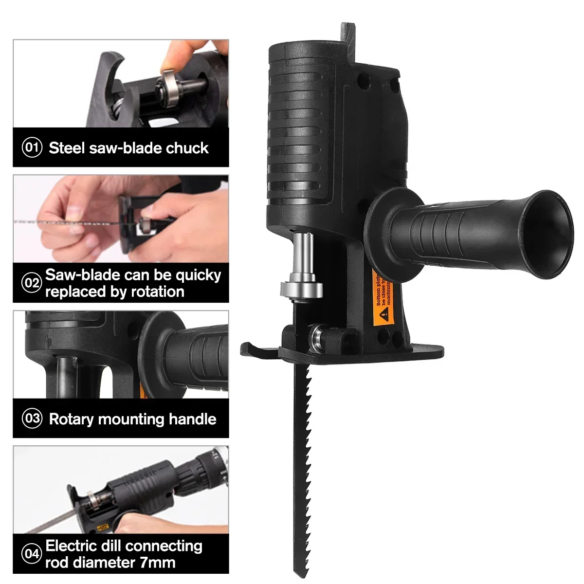 Adaptateur de scie alternative - Reciprocating Saw Attachment Drill avis et prix