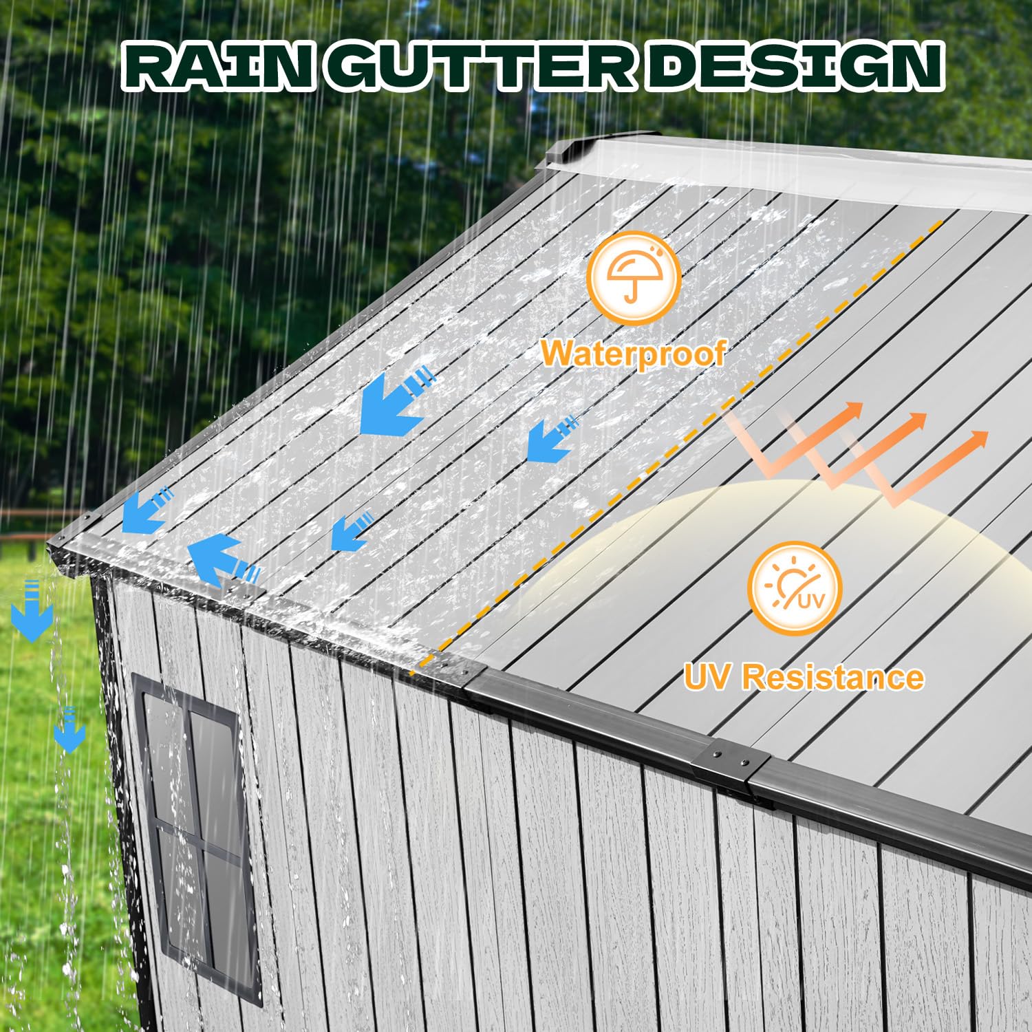 Abri de rangement extérieur en - Garden Tools avis et prix
