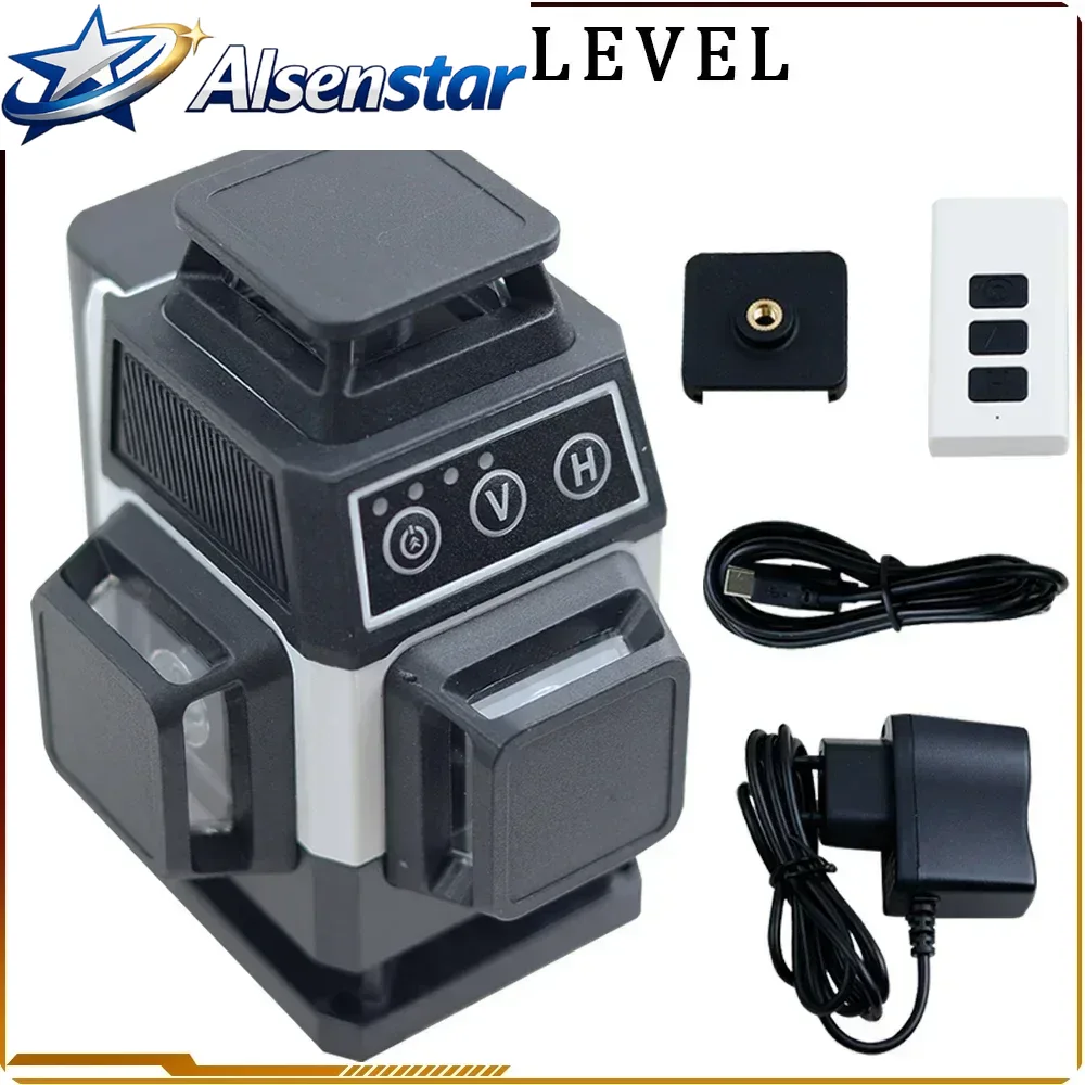 Niveau laser 16 lignes 4D, out - Laser Level 16 Lines 4D Green avis et prix