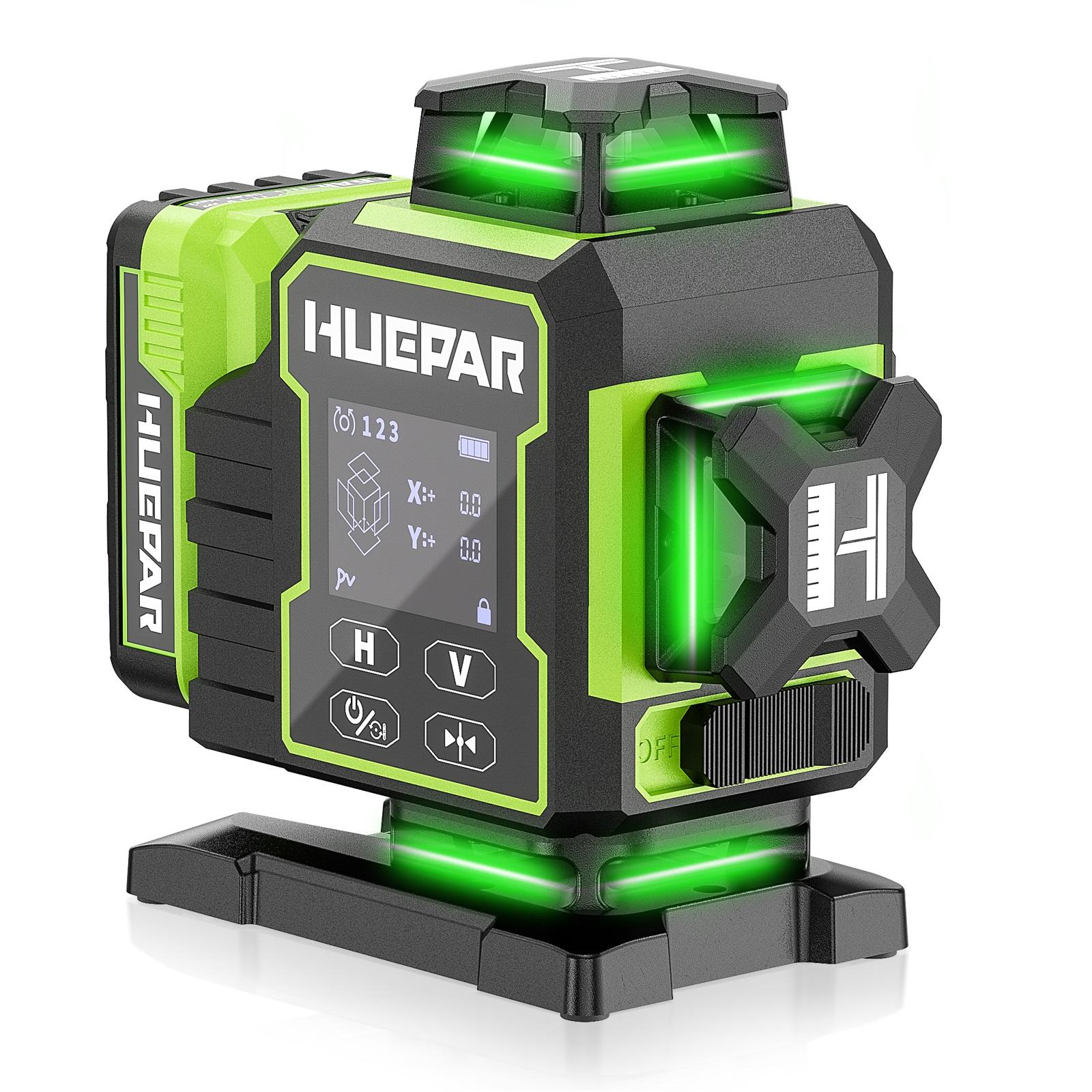 Niveau laser vert Huepar W04CG - Laser Level 16 Lines 4D Green avis et prix
