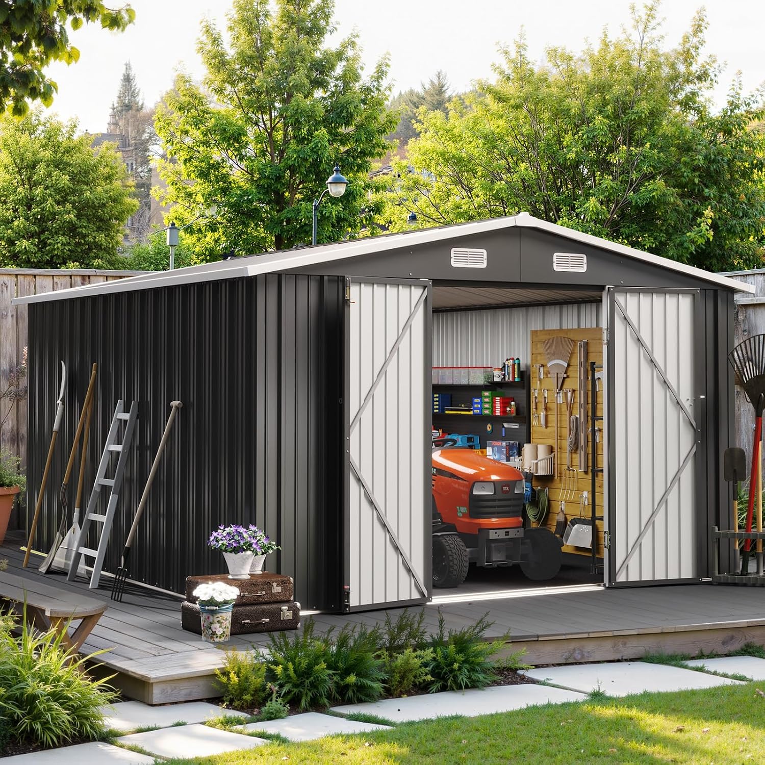 Abri de rangement extérieur 10 - Garden Tools avis et prix