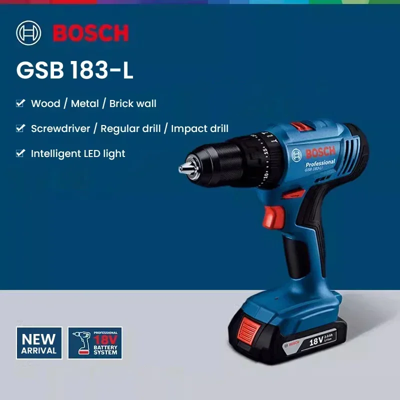 Perceuse-visseuse à percussion - Brushless Cordless Electric Drill 18V avis et prix