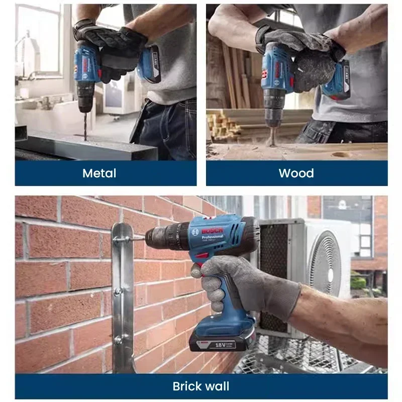 Perceuse-visseuse à percussion - Brushless Cordless Electric Drill 18V avis et prix