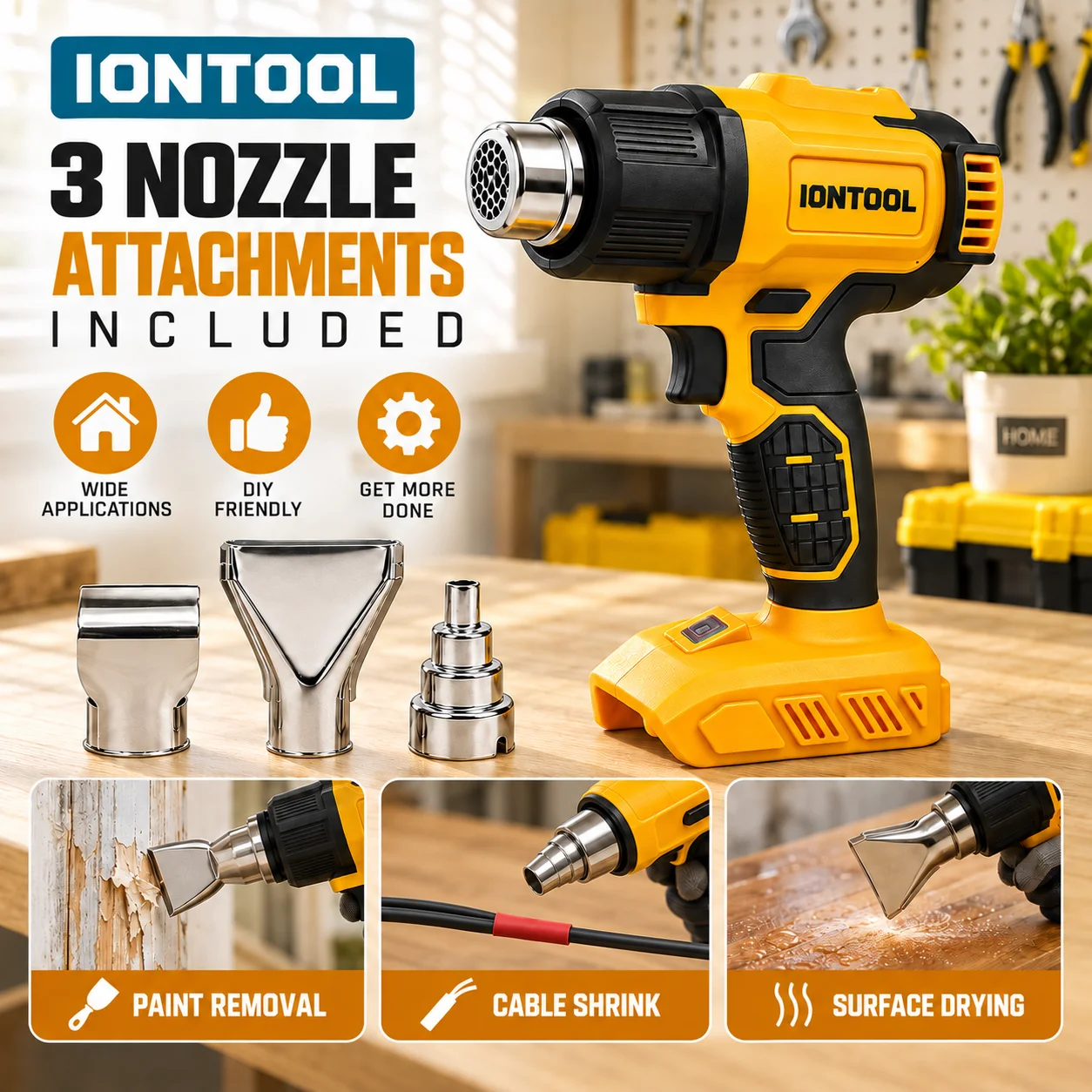 Pistolet thermique sans fil et - Cordless Heat Gun For Shrink Tubing avis et prix