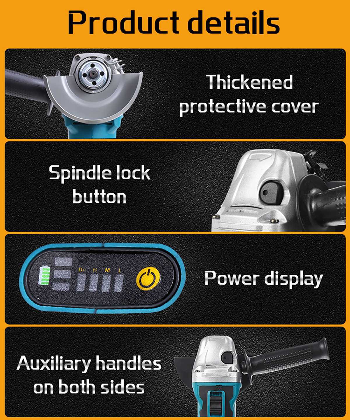 Makita – meuleuse d'angle sans - Brushless Angle Grinder Battery Powered avis et prix