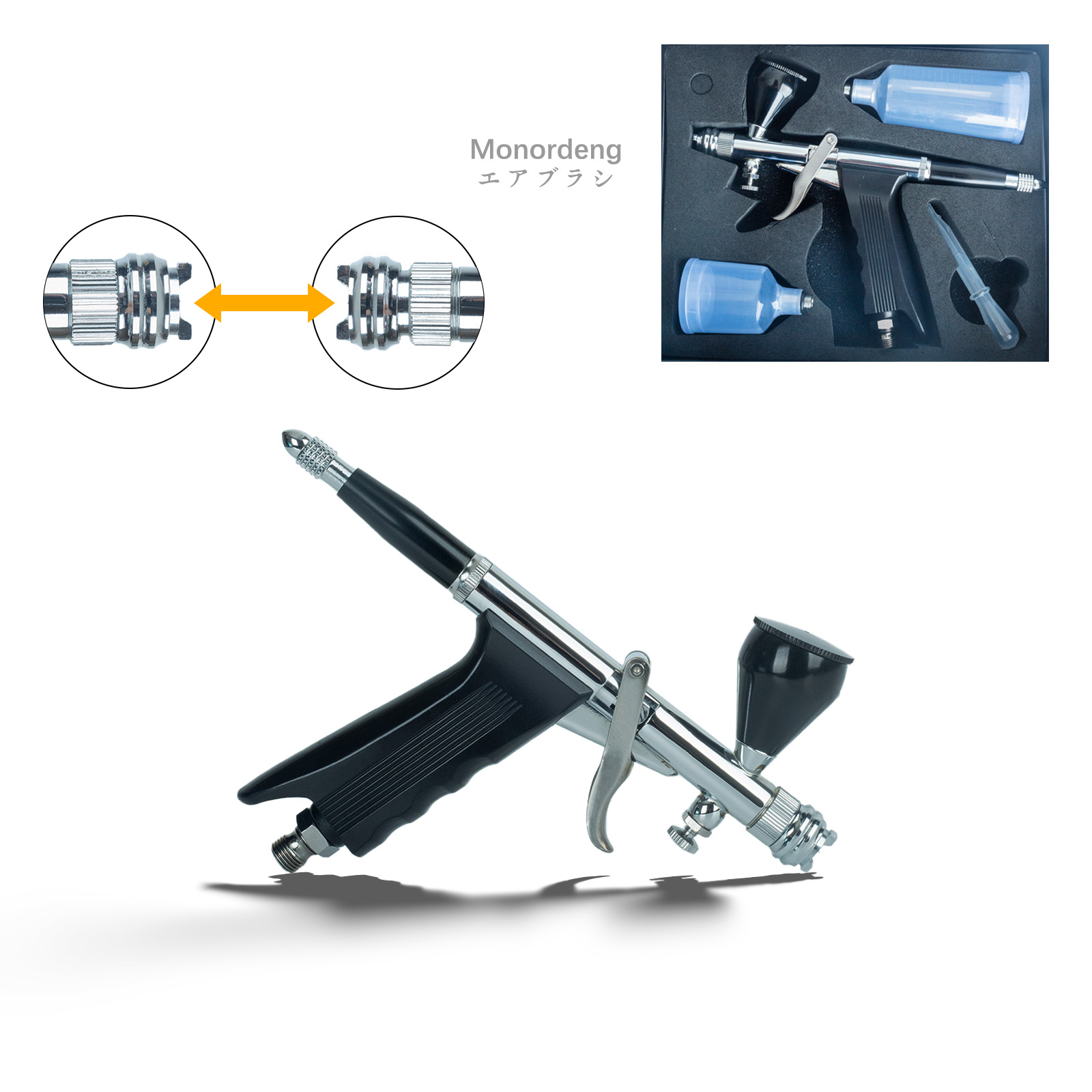 Kit aérographe double action,  - Airbrush Kit With Mini Compressor avis et prix